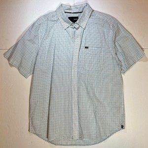 Hurley Men's Short Sleeve Button Down Shirt Size XL